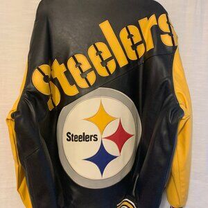 NFL Jacket - Authentic Pittsburgh Steelers Bomber - Vintage - New with Tags